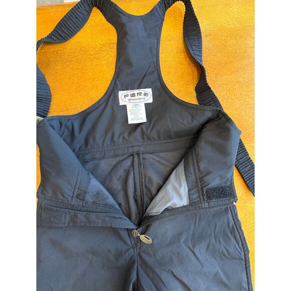 Womens Fera Internationale ski bib - black - ski pants - snow pants  size 4 long - Picture 5 of 10